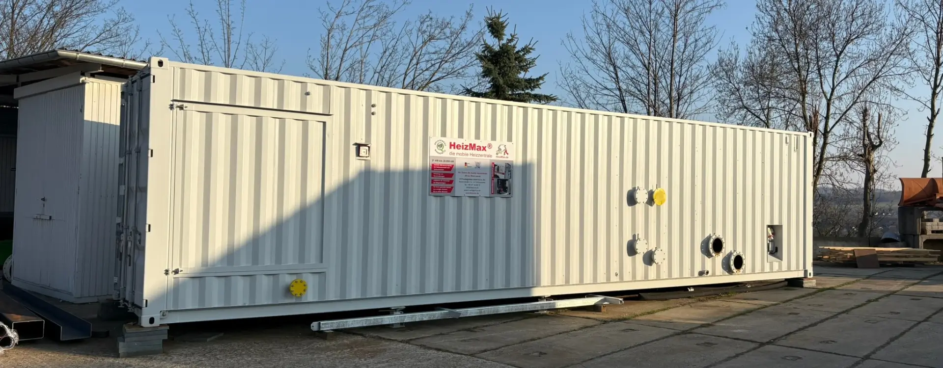 HeizMax® Heizcontainer – die mobile Heizzentrale
