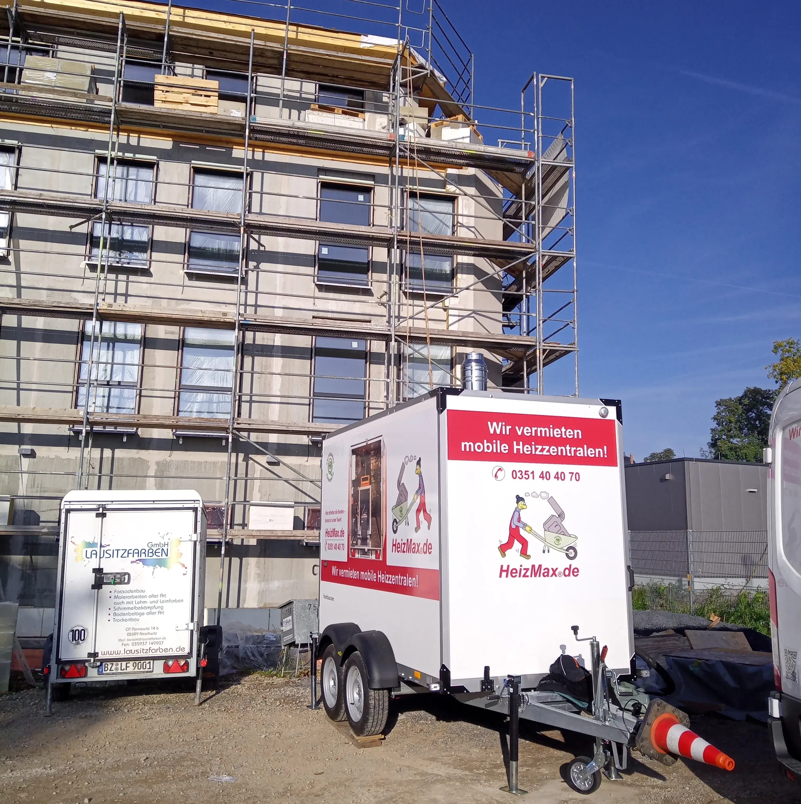 Anwendungsbereiche von Heizmobilen